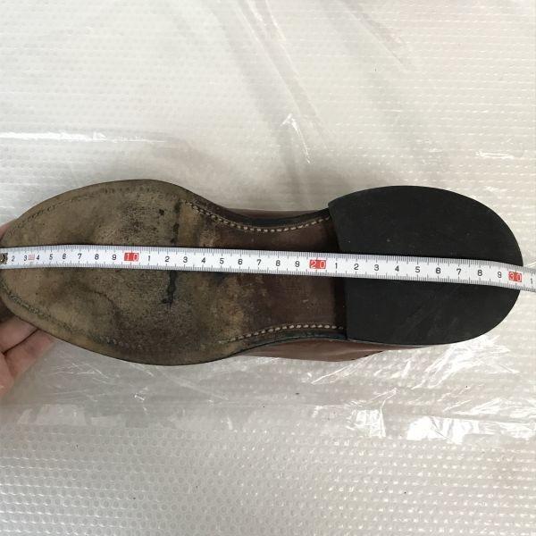 90s? USA Made Vintage Allen Edmonds Hastings Wholecut Shoes 8D / 25.5-26.0cm / Brown Dress Shoes(USED)