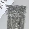 2 Pcs Tassel Chain Shoulder Ornaments Fringed Chain Sequin Epaulettes Wedding Dress Patch Diy Applique Coat Decor Accessories