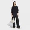 adidas Women S Adicolor Knitted Crew SweatShirt Black Jd0905