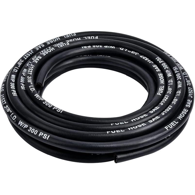 EVIL ENERGY 3/8 Marine Fuel Line Hose Type A1-15 Rubber 10FT SAE J1527
