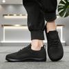 Breite Barfußschuhe für Damen Trendige Schwarze Mesh-Freizeit-Laufschuhe Atmungsaktiv Rutschfest Minimalistisch Lässig Breite Zehenbox Herrenschuhe