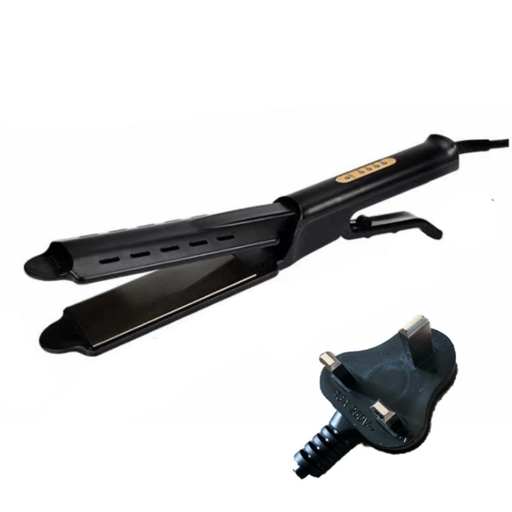 2 in 1 Flat Iron Wide Plate Straightening Iron Hair Styling Tools Professional Straightener  Travel