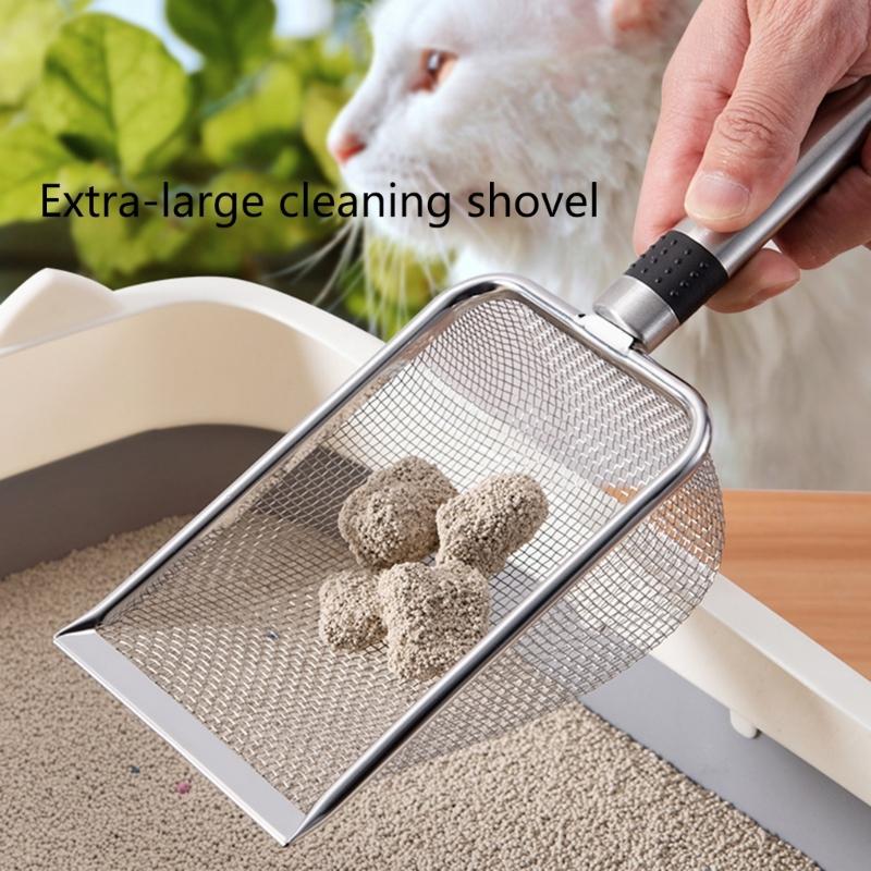 2Pcs Stainless Steel Gardening Soil Sifter With Handle Assorted Size Mesh Soil Shovel for Sifting Sand Compost