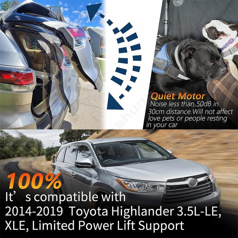 Siłowniki klapy bagażnika elektrycznej do Toyota Highlander 3.5L LE XLE Limited 2014-2019