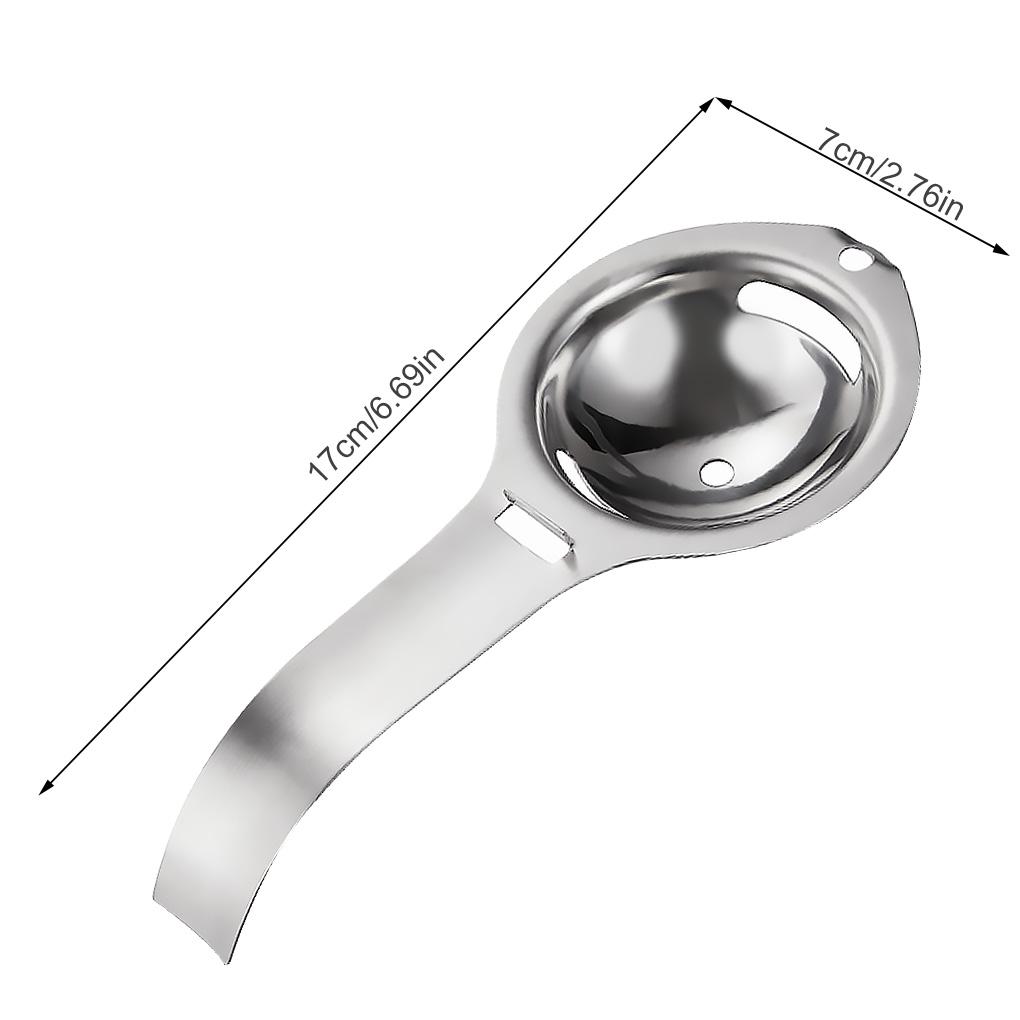 Egg Separator Stainless White Yolk Filter Egg Sieve Extractor Kitchen Gadget Cooking Tool