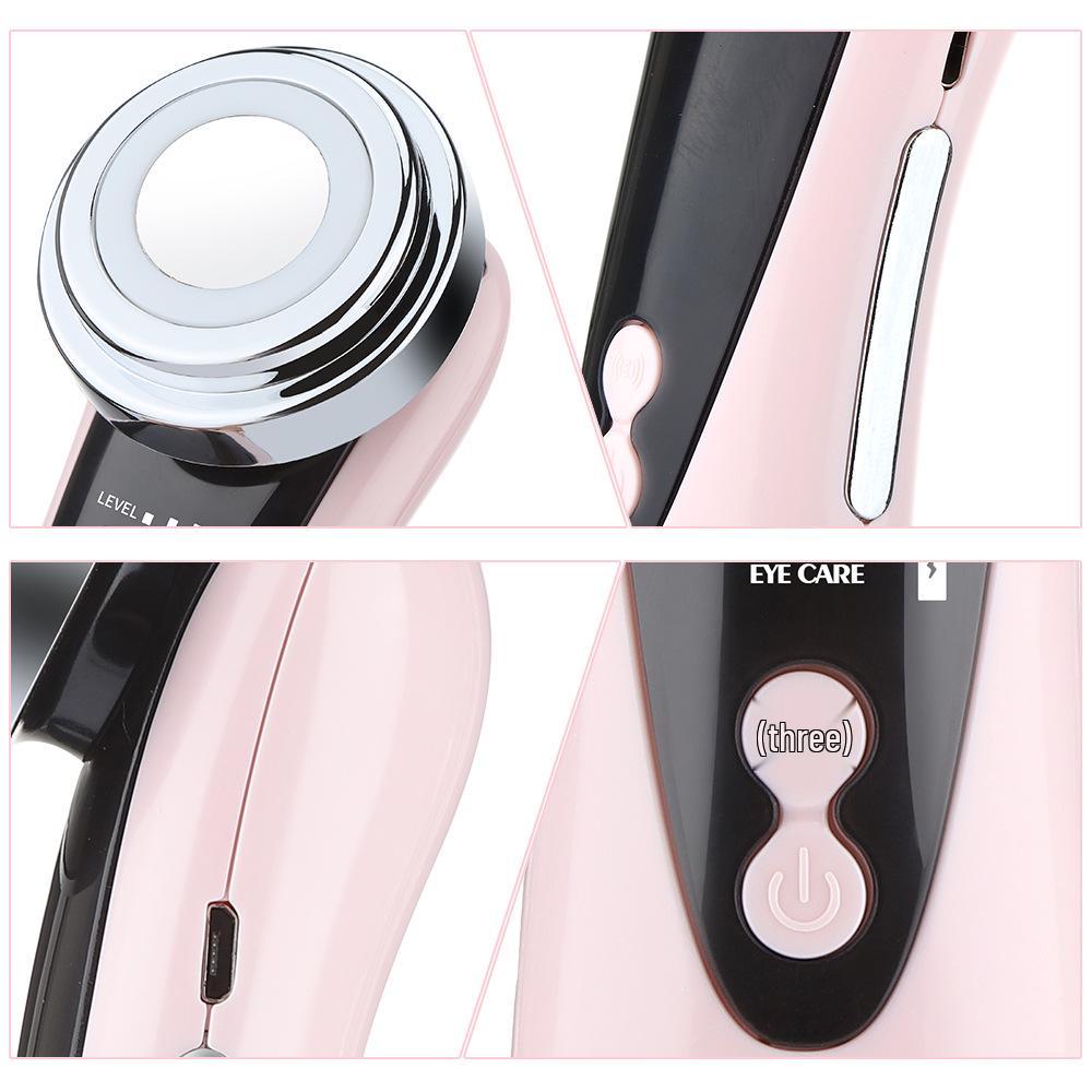 Red & Blue Light Beauty Device: Hot Compress Massager and Skin Rejuvenator