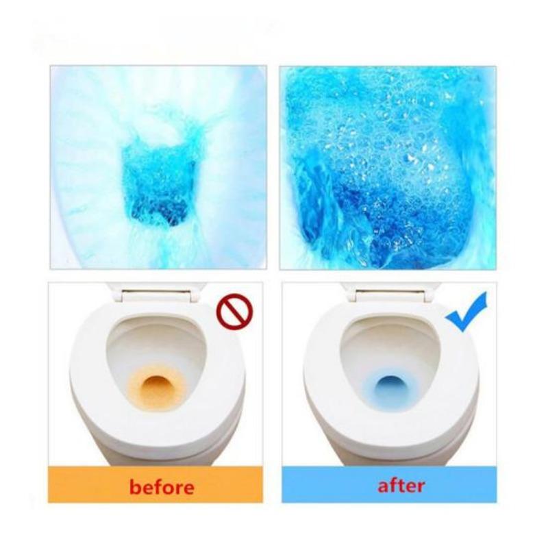 1/5/10/20PCS Desinfetante Automático Tanque Vaso Sanitário Removedor de Manchas Azul Detergente Limpador Doméstico