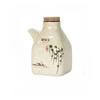 New Chinese Ceramic Soy Sauce Bottle Commercial Vinegar Cruet Kitchen Seasoning Bottle Liquor Chili Flask