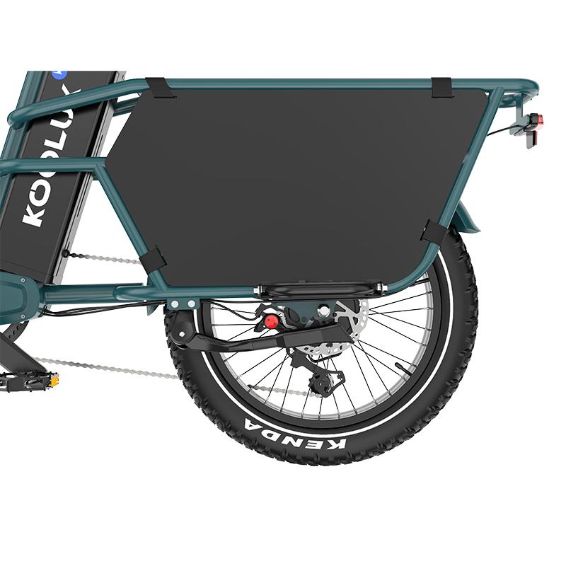 Cargo Electric Bike KOOLUX X7 Pro City Commuting E-Bike 150KG Max Load 48V25AH 20 Inch Off-Road Tires 80KM-120KM Range 750W Electric Bike