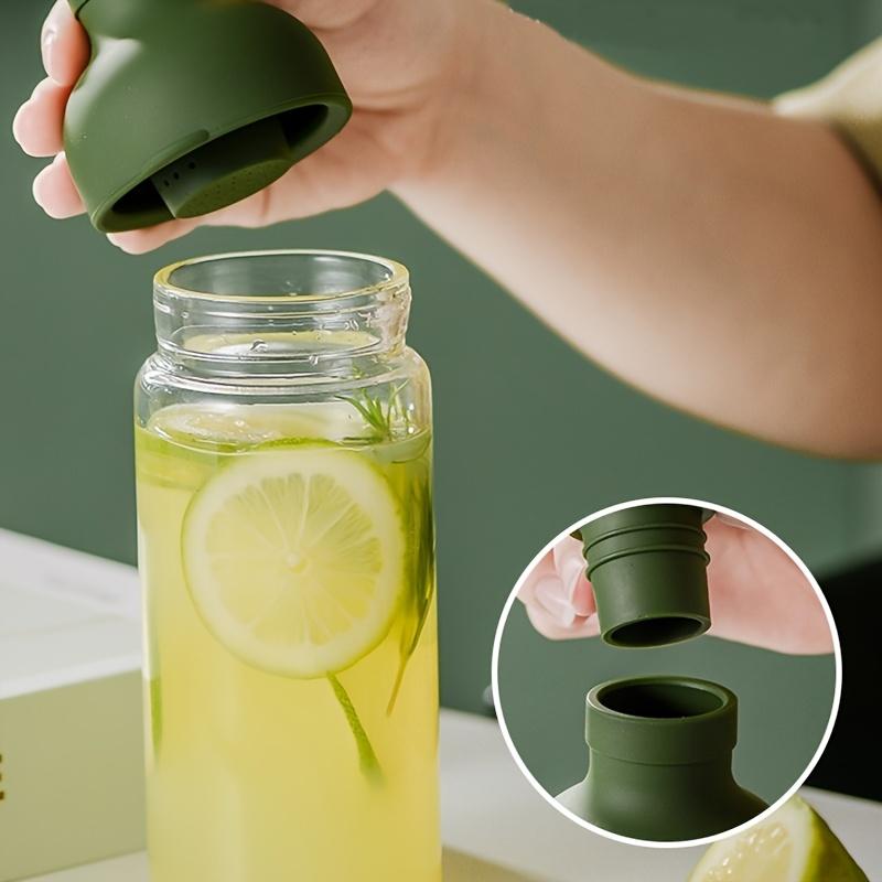 Infuser Pitcher, Cold Brew Office Tea Cup, Teapot, Glass Jug, Cold Brew Bottle , Suitable for Home, Restaurant, Outdoor Camping, Holiday Gift