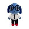 25cm Horror Tierarztpraxis Plüschtier Blauer Hund Weiche Stoffpuppe Cartoon-Figur Sammlerstück Für Erwachsene Fans Heimdekoration Kuscheliges Geschenk