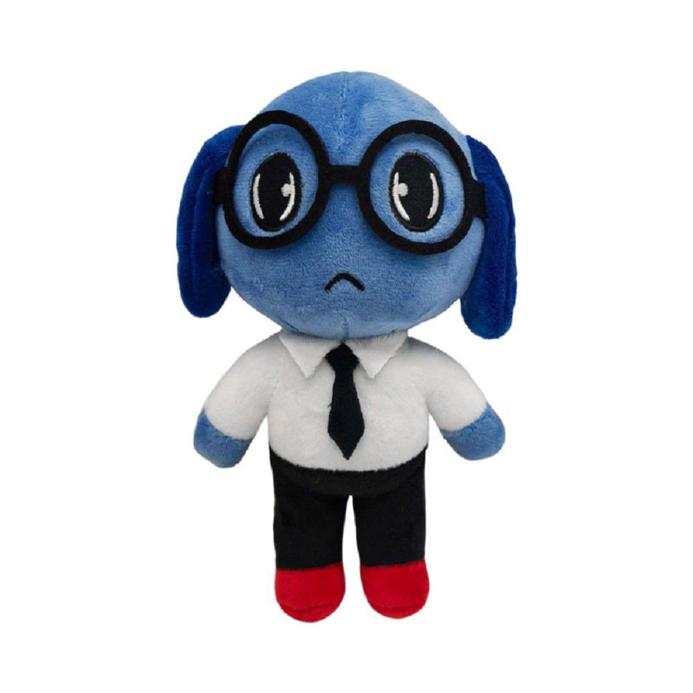 25cm Horror Tierarztpraxis Plüschtier Blauer Hund Weiche Stoffpuppe Cartoon-Figur Sammlerstück Für Erwachsene Fans Heimdekoration Kuscheliges Geschenk
