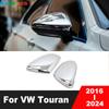 Car Accessories For Volkswagen VW Touran 2016-   2024 Chrome Rearview Mirror Cover Trim Side Wing Mirrors Shell Cap