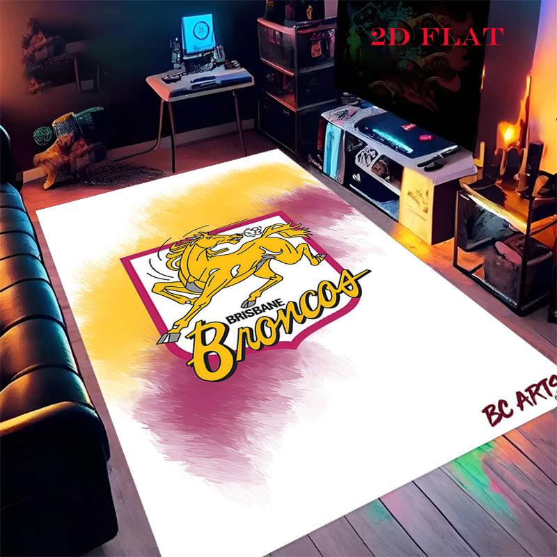 Broncos Roar Carpet Rug for Living Room Bedroom Home Sofa Decoration,Kids Play Nonslip Floor Mat