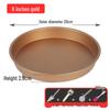 Pizza & Cake Pan Set: 6/7/8/9/10-Inch Oven-Safe Baking Molds for Home Use