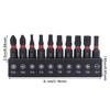 Industrial Strength Steel Torxes Screwdriver Bit 10Pcs Set Corrosion Proof High Torque Performances For Technicians