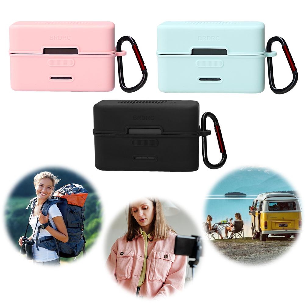 For DJI Mic Mini Charging Box Silicone Protective Case Drop-proof Wireless Microphone Silicone Protector Case Protective Sleeve