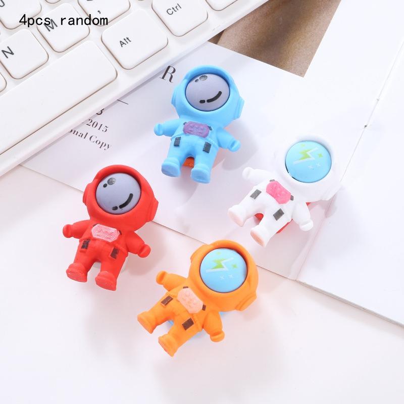 

Cartoon Creative Eraser Astronaut Shaped Kawai Stationery Wholesale of Prizes and Gifts for Primary Office Supplies Students
