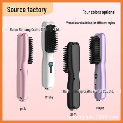Portable Mini Cross-Border Straightening and Curling Iron with Negative Ion Protection
