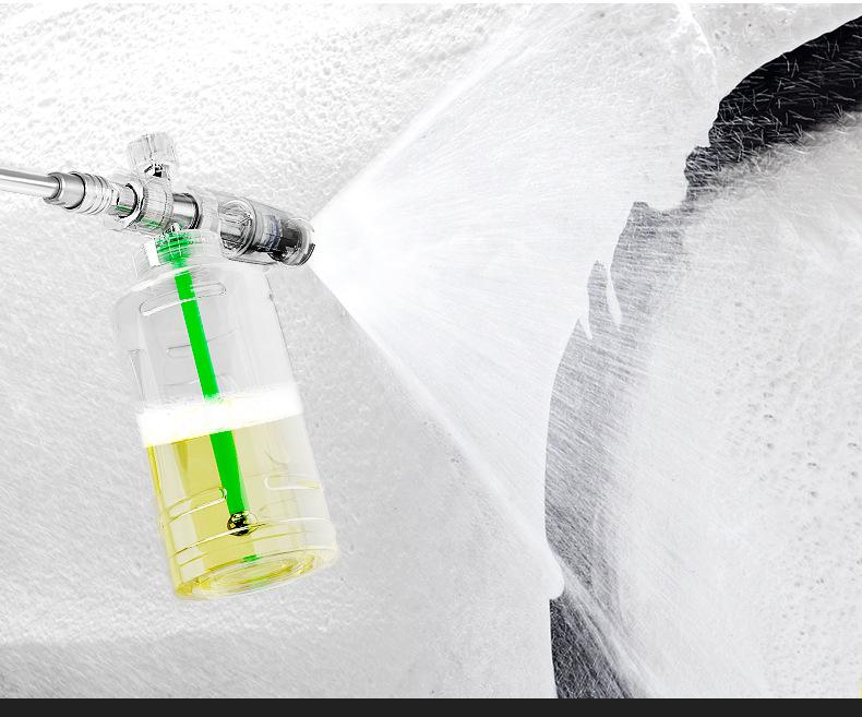 High-Pressure Car Wash Foam Spray Pot - Detachable & Replaceable Water Gun Core
