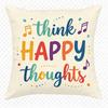 1/4Pcs Colorful Motivational Printable Pillowcases For Inspirational Home Decor Sofa Cushion Cover Home Bedroom Room Decoration