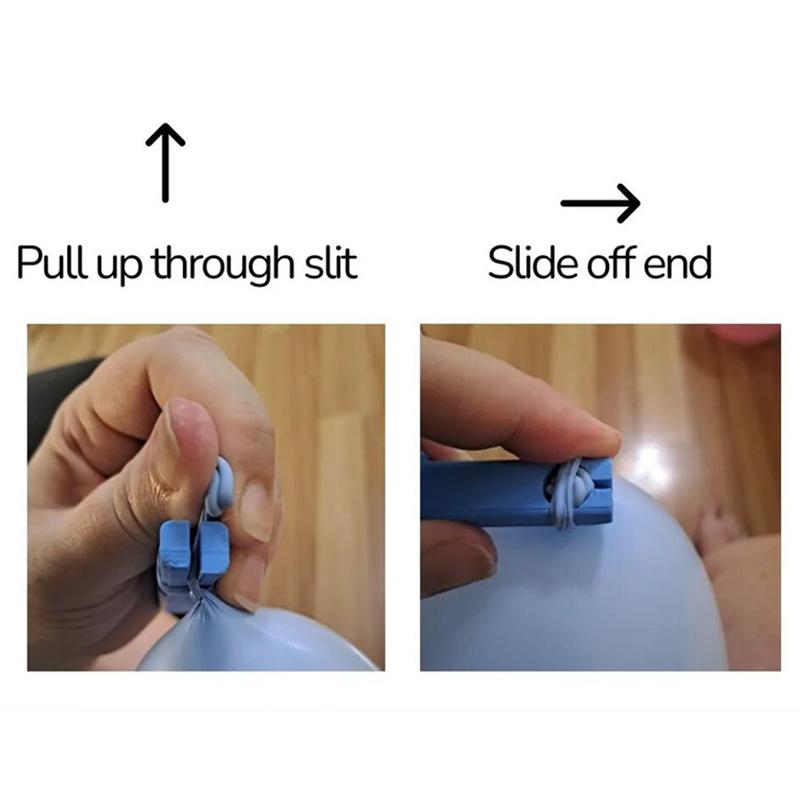 Ballonknoter-Werkzeug 3D-gedruckt Ballons einfach binden Ballonbindewerkzeug Ballonbindehilfe Einfaches Knotenwerkzeug Partydekoration