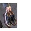 New Soft-soled Low-top Single Shoes Large-sized Retro Flat Round-toe Women's Shoes
