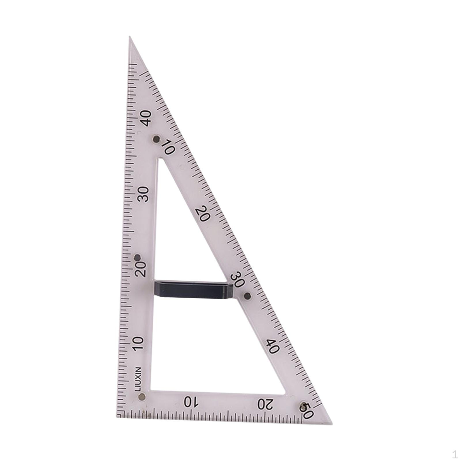 

Большая геометрическая математическая линейка, учебное пособие, профессиональные канцелярские принадлежности для школы рисования для черной доски 60 Degree Ruler