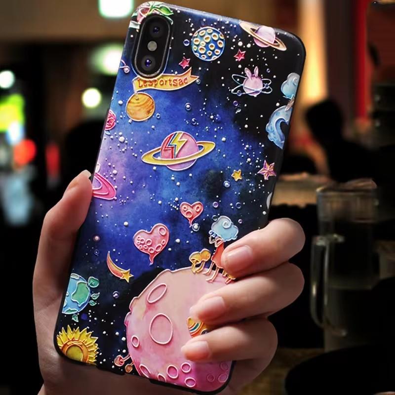 For Honor 200 / 200 Lite / 200 Pro Case 3D Flower Relief Silicone Emboss Covers for Huawei Honor 200 Pro Cases Soft Cute Cartoon