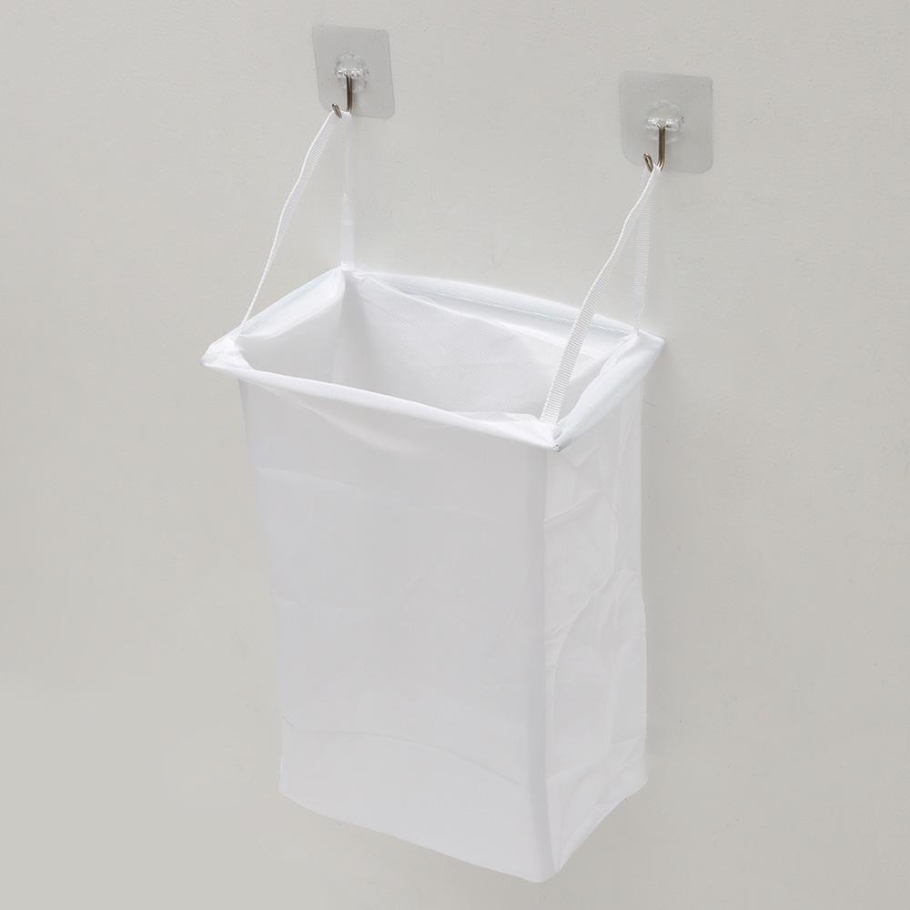 

2 Kinds of Hooks Hanging Laundry Hamper Mesh Wall Hanging Organizers Dormitory