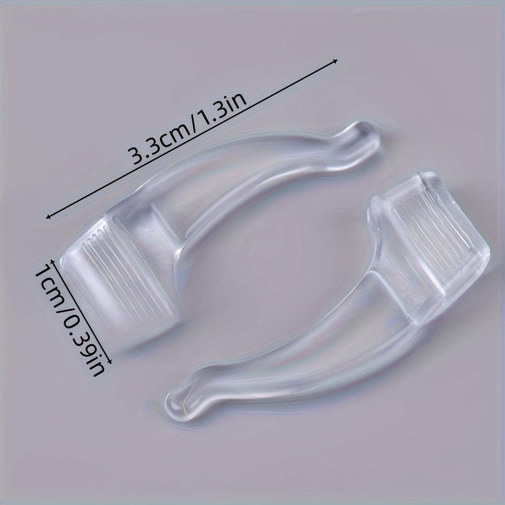 Glasses Ear Hooks - Sports Glasses Ear Hook Fixer Silicone Anti-slip Glasses Tip Cover Fixer