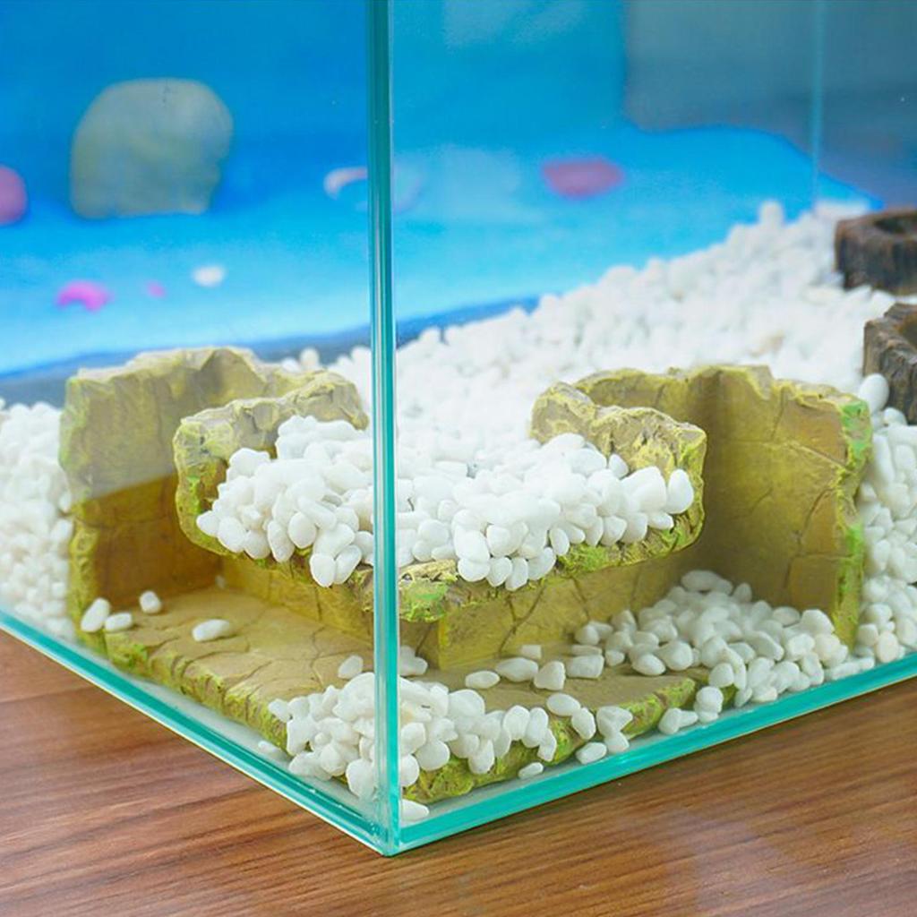 Fish Tunnel Resin Double Entrance Comfortable Resting Fish Tunnel For Aquarium Decorations For Tank Breeding Hiding Stuff Water