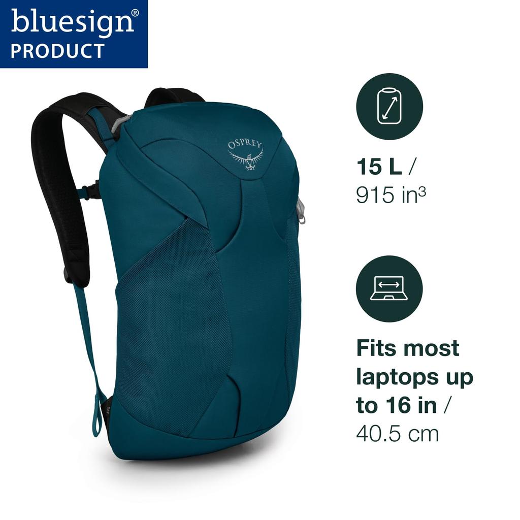 Osprey Farpoint Fairview Uni Travel Daypack In Night Jungle Blue
