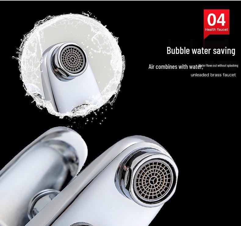 Hot and Cold Three-Piece Concealed Bathtub Shower Mixer Faucet