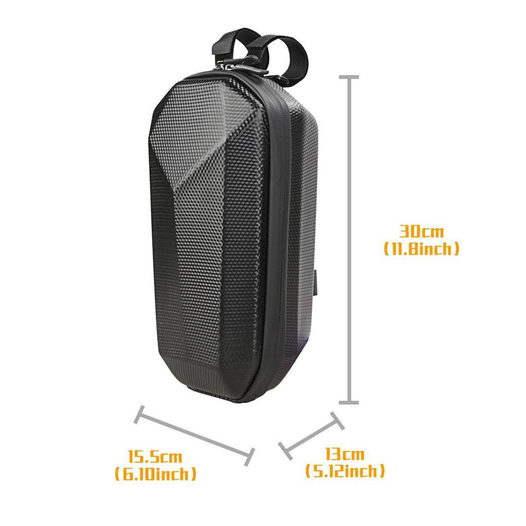 Hard Shell EVA Electric Scooter Handlebar Bag for Folding Bikes and Balance Bikes
