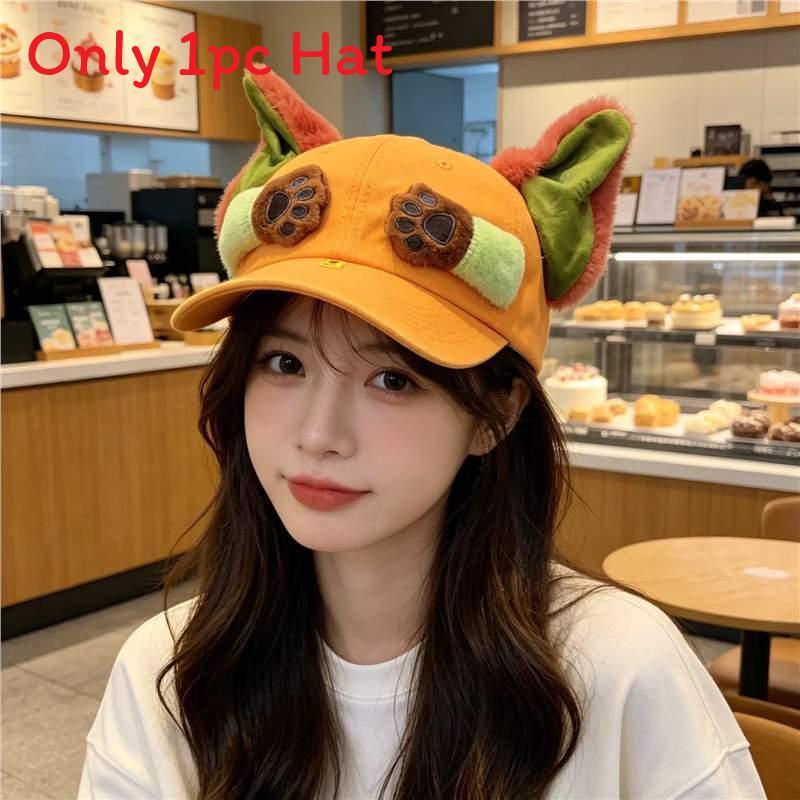 Stitch Nick Wilde Cartoon Baseball Cap With Sunshade For Kids And Teens