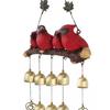 Garden Bird Hanging Metal Heart Decoration Unique Wall Decoration Easy Installation For Balcony Decoration