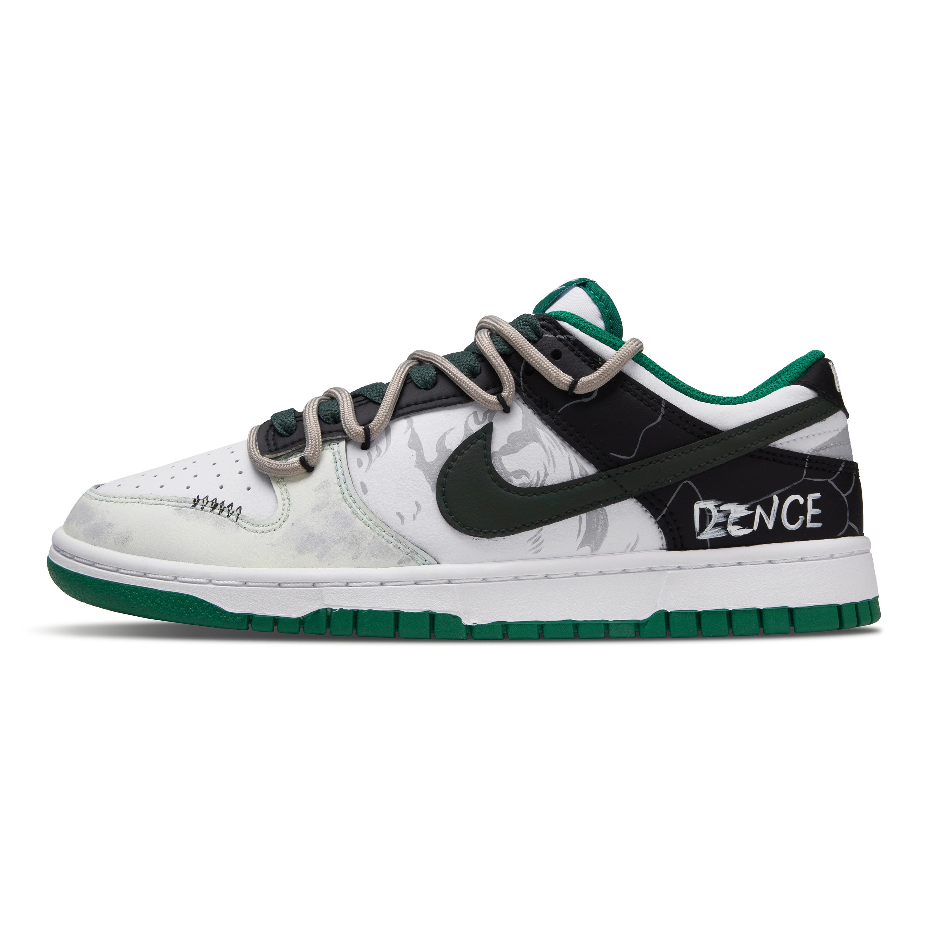 

Nike Dunk Green Castle Abrasion Resistant Lightweight Wear resistant And Lightweight Low top Skateboard Shoes Unisex HF5441-101(Team-960) 41