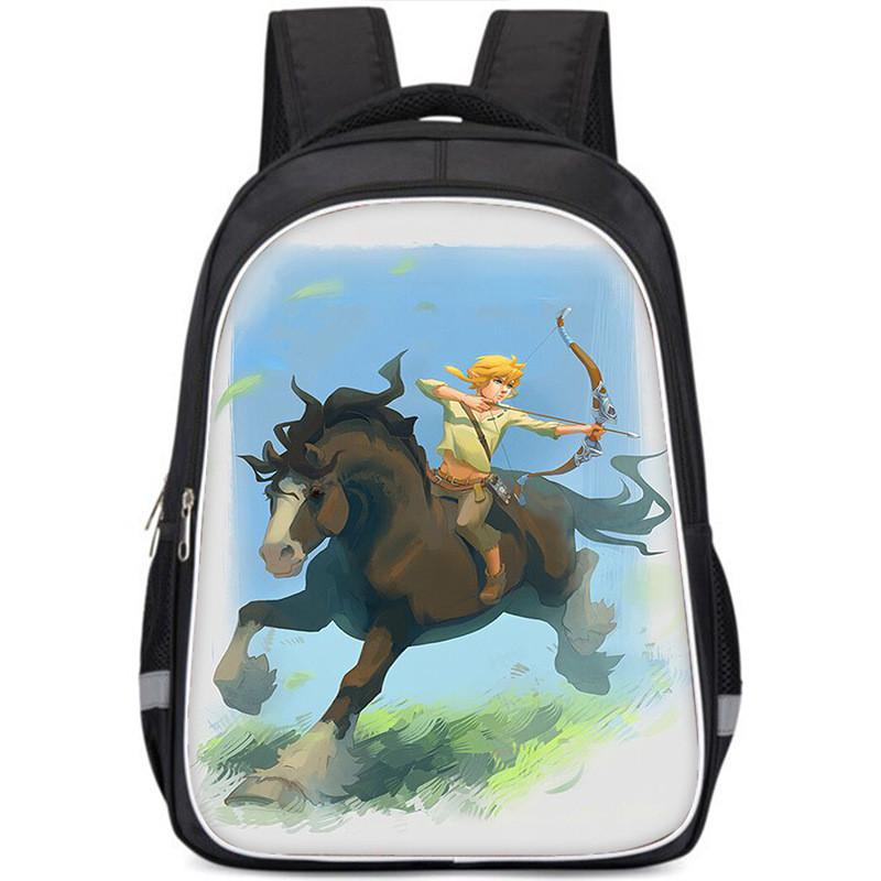 Large Capacity Lightweight Oxford Cloth Kids Backpack For School Unisex