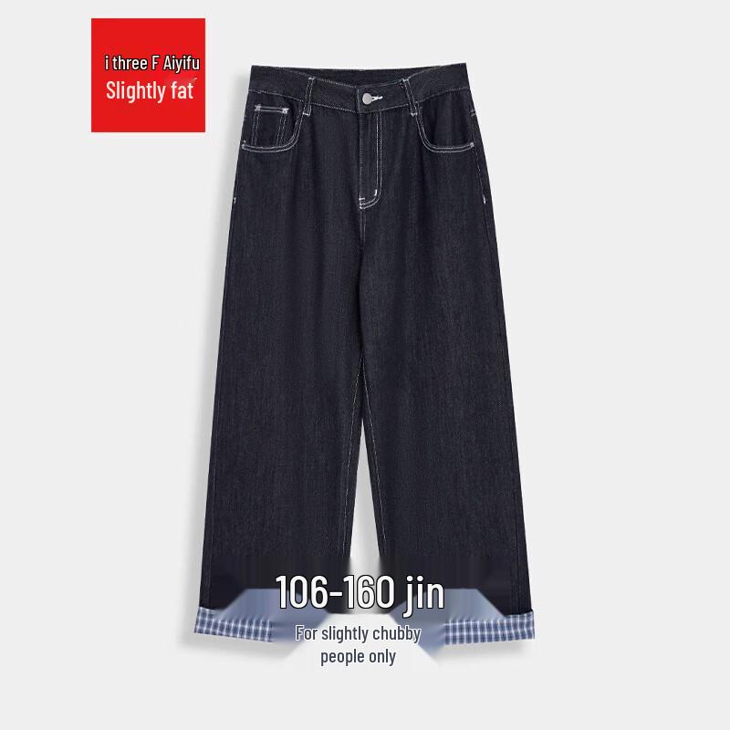 

IEF Plus Size Women s Retro Denim Wide-Leg Pants L