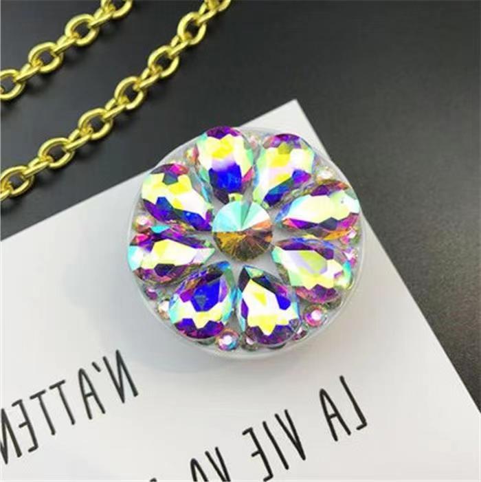 SHINY Diamond Studded Horse Eye Brick Lazy Person Phone Holder Suitable for Any Phone Ring Holder Posocket