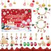 New Christmas Advent Calendar 24 Grid Countdown DIY Bracelet Advent Blind Box Christmas Decoration Surprise Blind Box Gifts