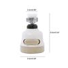 360 Degree Moveable Kitchen Tap Head Universal Rotatable Faucet Water Sprayer Water-saving