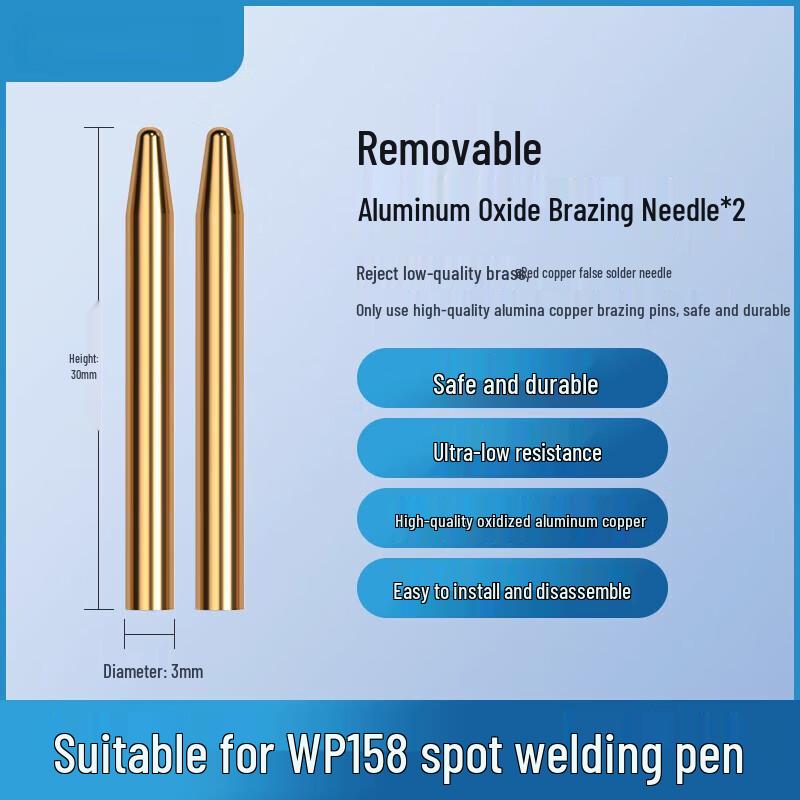 

Jun Ding Ying EC8 WP158 Alumina Copper Spot Welding Needles
