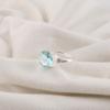 Sky Blue Topaz Gemstone 925 Sterling Silver Statement Designer Jewelry Ring For Engagement RR-72-10