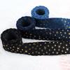 Retro Denim Ribbon With Star For Creative DIY Projects Clothing Decoration Vintage Blue Denim Trim Unique Star