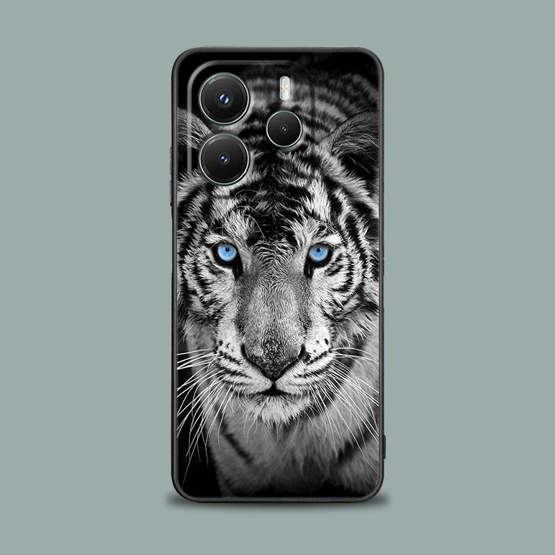 Wolf Lion Tiger Animal Phone Case for Xiaomi Redmi 14C 12C 10C 13C 4G Redmi Note 14 13 12 11 10 9 Pro Plus 5G 12S 11S Soft Cover