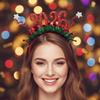 Sweet 2026 Happy New Year Headband Sequin Glitter Hair Hoop  New Year Dress Up