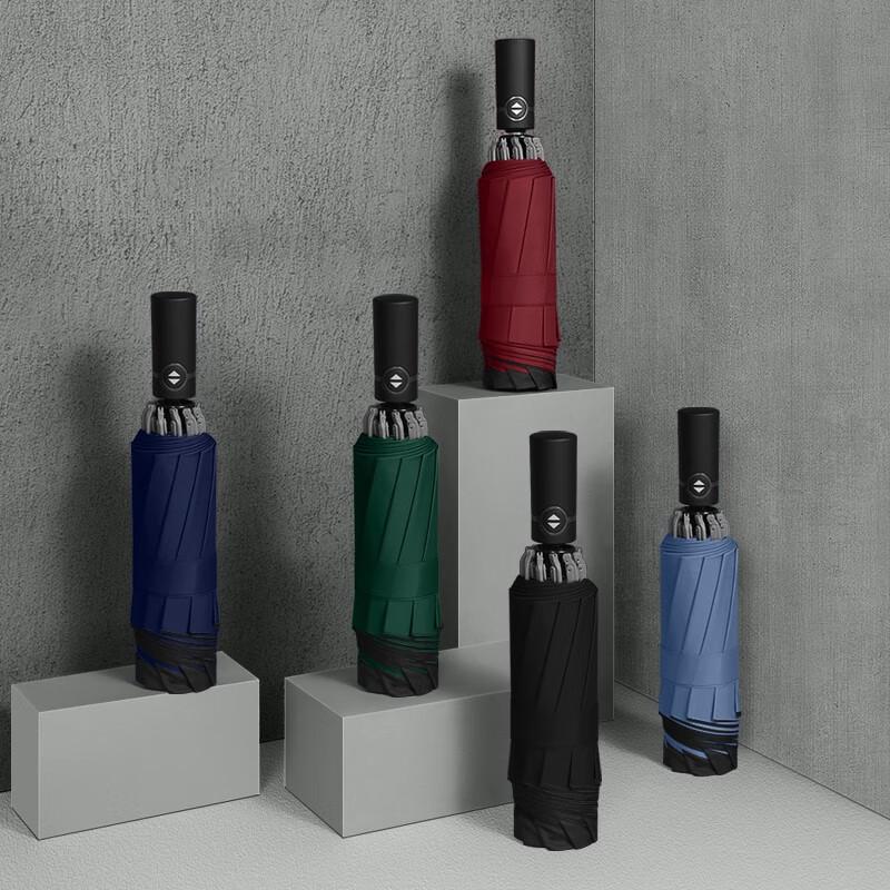 MAYDU Double-Layer Automatic Reverse Folding Sun & Rain Umbrella