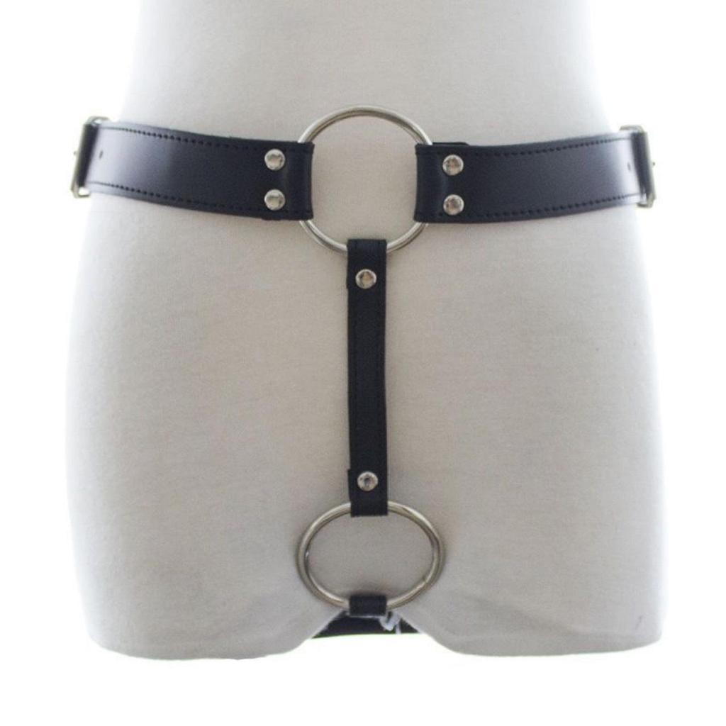 Cinturón de Bondage para Hombre con Enchufe Anal y Características de Castidad